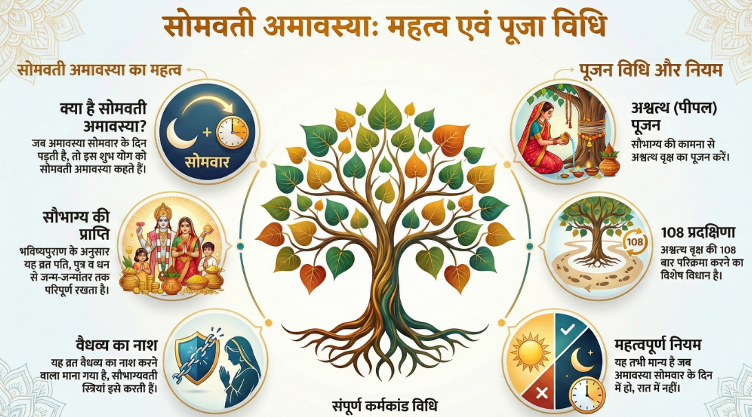 सोमवती अमावस्या कब है - सोमवती अमावस्या पूजा विधि