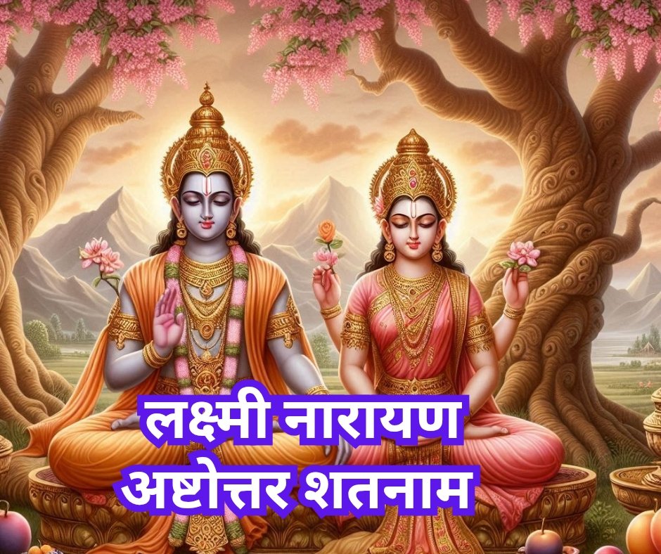 श्रीलक्ष्मीनारायणाष्टोत्तरशतनामस्तोत्रम् - lakshmi narayana ashtottara shatanama stotram