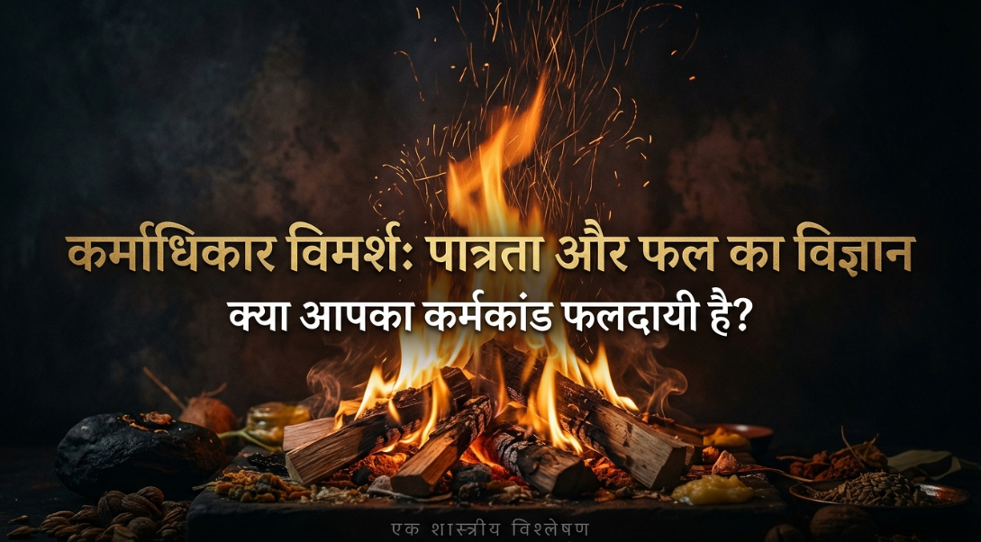 कर्माधिकार विमर्श: शास्त्रीय मर्यादा और वर्तमान विद्रूपता