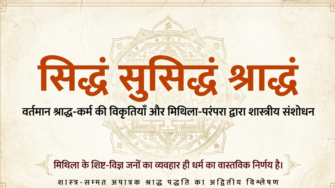 सिद्धं सुसिद्धं श्राद्धं - siddham susiddham shraddham