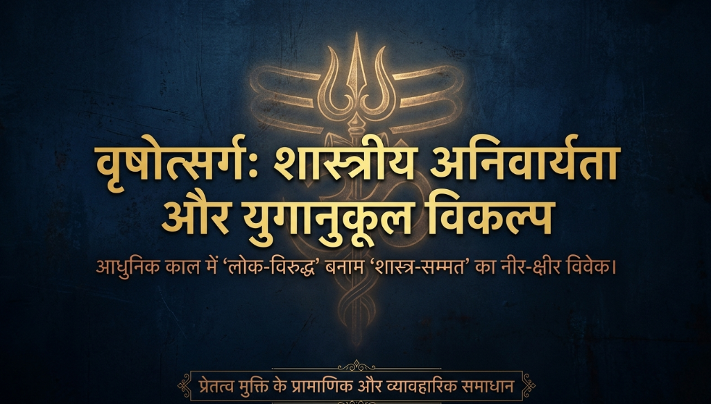 प्रेतश्राद्ध (एकादशाह) में वृषोत्सर्ग की अपरिहार्यता व विकल्प