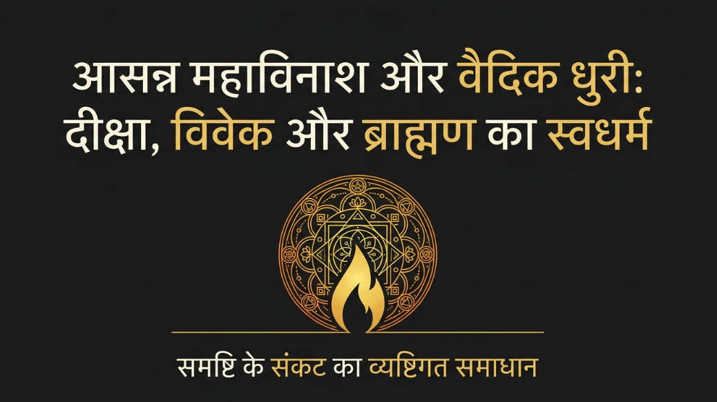 आसन्न संकट और मार्ग; भाग - १