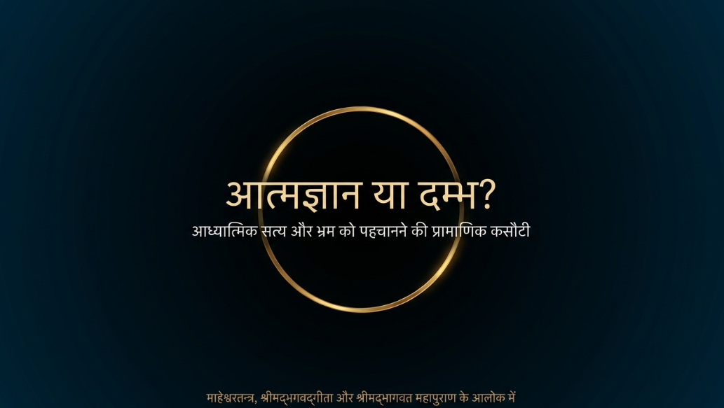 आत्मज्ञान या दम्भ ?