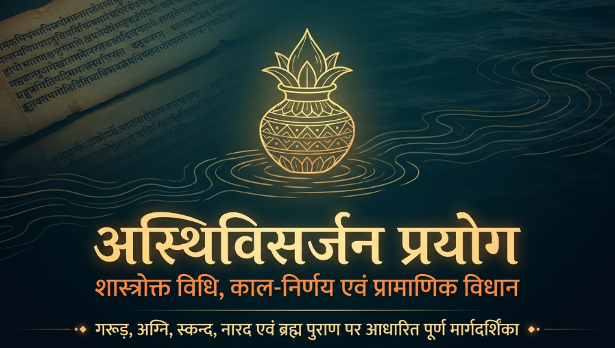 अस्थिविसर्जन प्रयोग